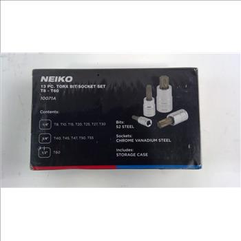 Neiko 13Pc Torx Bit Socket Set