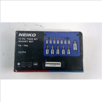 Neiko 13Pc Torx Bit Socket Set
