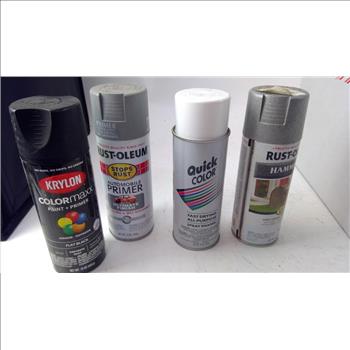 Neon Lighter Fluid, Rust-oleum Automobile Primer, And More, 12+ Pieces