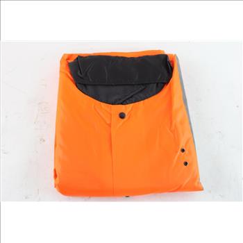 Neon Orange Reflector Saftey Jacket, Size 3XL