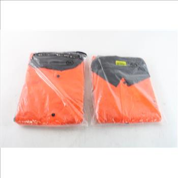 Neon Orange Reflector Saftey Jacket, Size 3XL, 2 Pieces