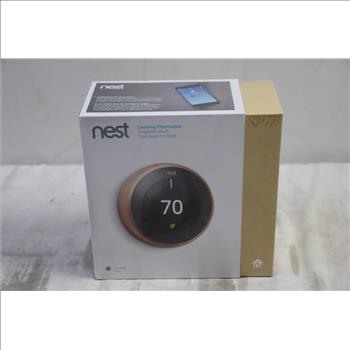 Nest, Learning Thermostat, Color: Copper