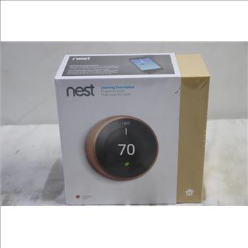 Nest, Learning Thermostat, Color: Copper