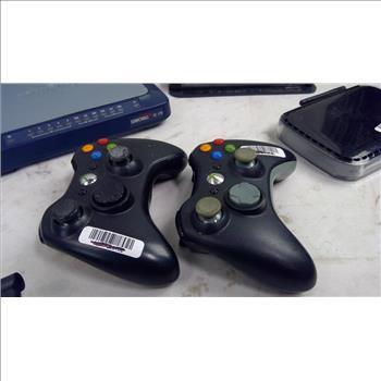 NetGear, Linksys Routers, Onn PC Speakers, Xbox 360 Controllers, SonicWall Node, 7 Pieces