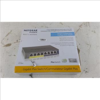 Netgear Prosafe 8 Port Gigabit Ehternet Switch