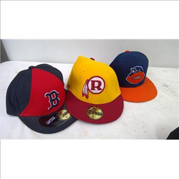 New Era 59Fifty 6-3/4 Sports Hats, With True Republic Men's Size 11 Shoe, 5 Pieces