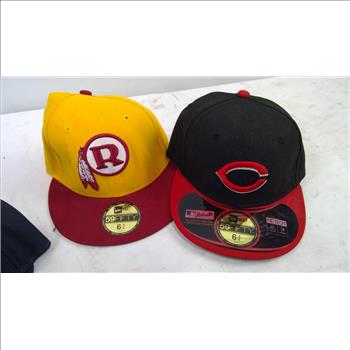 New Era 59Fifty 6-3/4 Sports Hats, With True Republic Men's Size 11 Shoe, 5 Pieces