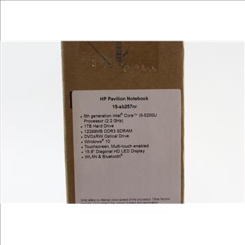 New HP Pavillion Notebook Laptop, New In Box