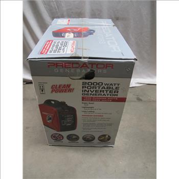 New Predator Generator 62523 2000W Portable Inverter Generator