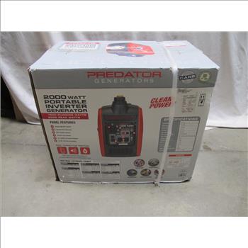 New Predator Generator 62523 2000W Portable Inverter Generator