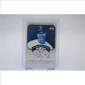 New York Yankees Autographed Trading Cards Lot