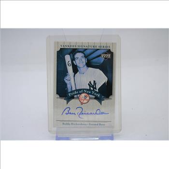 New York Yankees Autographed Trading Cards Lot