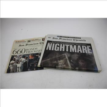 Newspapers, October 2001, September 2001, April 2004, 7 Pieces