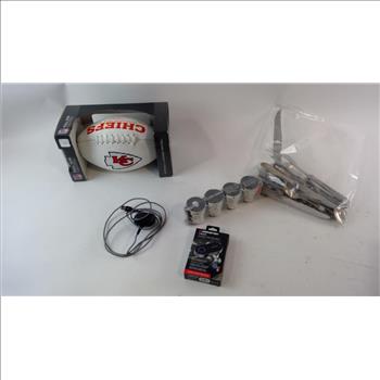 NFL Full Size Cheifs Football And More, 5+ Pieces