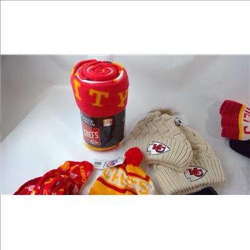 NFL KC Chiefs Blanket And More, 3+ Pieces