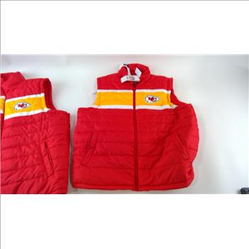 NFL KC Chiefs Vests, 2 Pieces