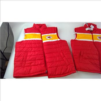 NFL KC Chiefs Vests, 2 Pieces