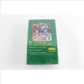 NFL Pro Set 1990 Card Pack Box