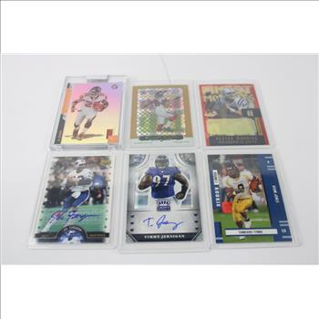 NFL Trading Cards, 10 Pieces