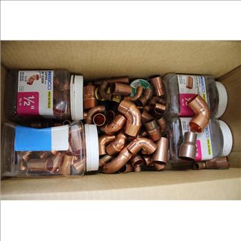 Nibco Copper Plumbing Fittings Bulk Lot - 1/2: Coupling, 1/2