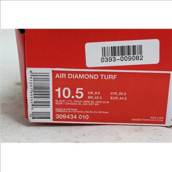 Nike Air Diamond Turf Deion Sanders High Top Shoes, Size 11