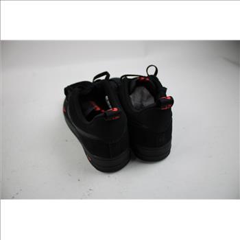 Nike Air Force 1 '07 Black/Crimson Men's Size 9.5 Sneakers