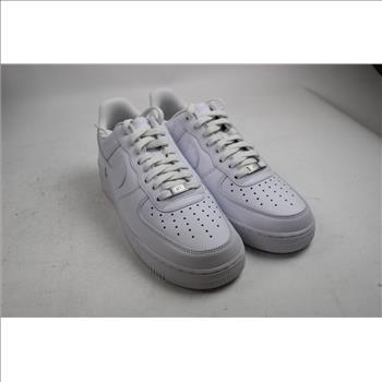 Nike Air Force 1 '07 Sneakers, White, Men's Size 10