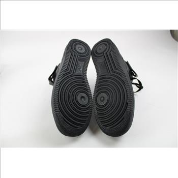 Nike Air Force 1 Mid '07 Black Sneakers, Men's Size 10