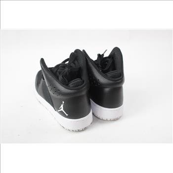 Nike Air Jordan 1 Flight 4 5.5Y Sneakers, Black/White