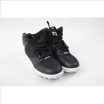 Nike Air Jordan 1 Flight 4 5.5Y Sneakers, Black/White