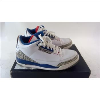 Nike Air Jordan 3 Retro True Blue Mens Shoes, Size 10