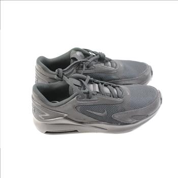 Nike Air Max Bolt Mens Triple Black Running Shoes, Size 11