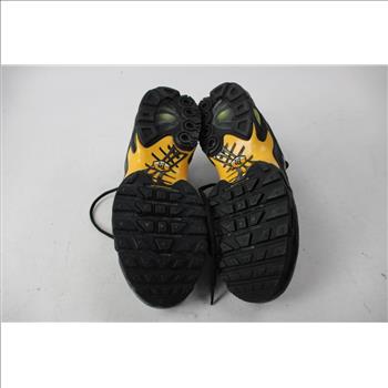 Nike Air Size 7 Sneakers, Black/Orange