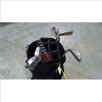 Nike Bag With Clubs, 5 Pieces