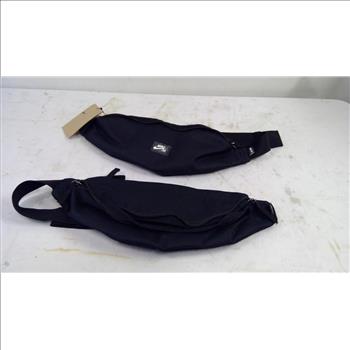 Nike Black Waistpack, 2 Pieces