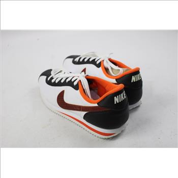 Nike Black/White/Orange Size 7 Sneakers