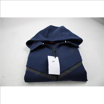 Nike Blue Navy Zip Hoodie Size L