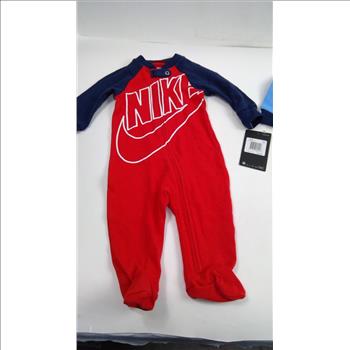 Nike Boys' Blue, Red Onesies, Size 6M, 2 Pieces