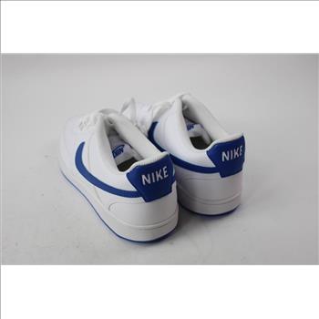Nike Court Vision Low Men's Size 11 Sneakers, White/Blue