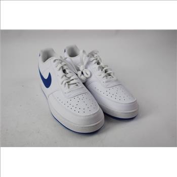 Nike Court Vision Low Men's Size 11 Sneakers, White/Blue