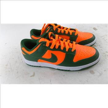 Nike Dunk Low Retro Miami Hurricanes Mens Shoes Size 9.5