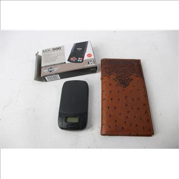 Nike Fanny Pack, MyWeigh MX-500 Scale, Cody James Leather Wallet, And More, 7 Pieces