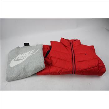 Nike, H&M, Tommy Hilfiger XS Men And XS Women's Clothing Lot, 3 Pieces