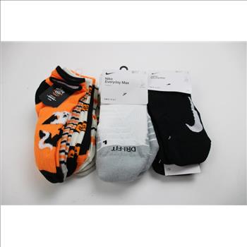 Nike, Keds, And More Low-Cut Socks, Dri-Fit Socks, And Cotton Liner Socks, 8 Pieces
