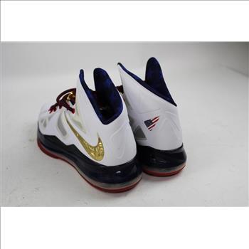Nike LeBron X SP 'Gold Medal' Shoes, Men's Size 12