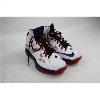 Nike LeBron X SP 'Gold Medal' Shoes, Men's Size 12