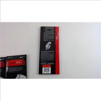 Nike Left Handed Golf GLoves, Size L, 6 Pieces