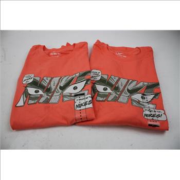 Nike Men's 'Gains' Logo Small, Medium Tees, And Tote Bags, 4 Pieces