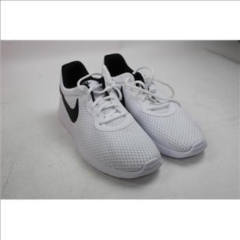 Nike Men's Tanjun White/Black Sneakers, Size 11.5