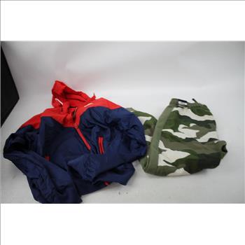 Nike Men's Windbreaker & Nike Men's Army Camo Sweatpants